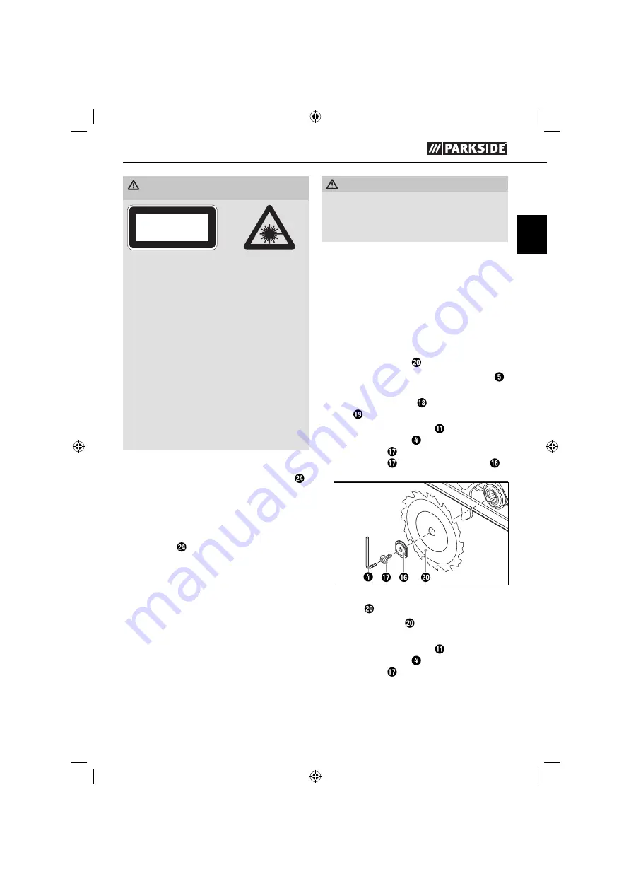 Parkside 36453 Translation Of Original Operation Manual Download Page 22