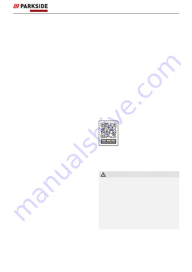 Parkside 364892 2101 Original Instructions Manual Download Page 15