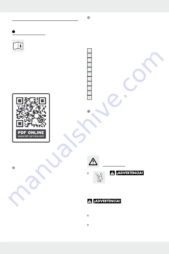 Parkside 366962 2010 Quick Start Manual Download Page 20