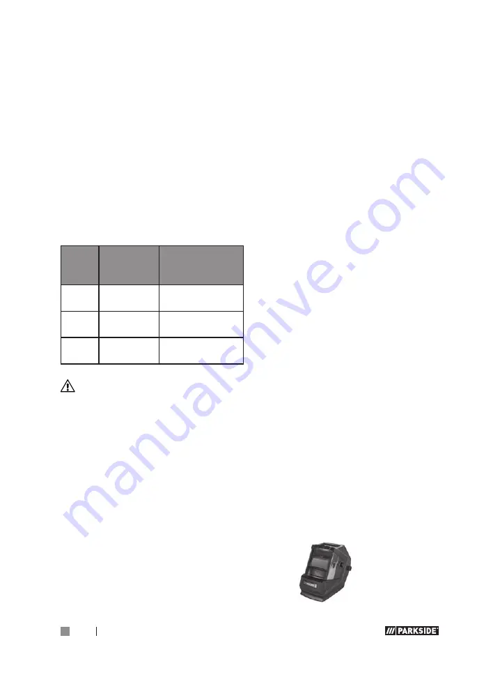 Parkside 373201-2104 Operation And Safety Notes Download Page 16