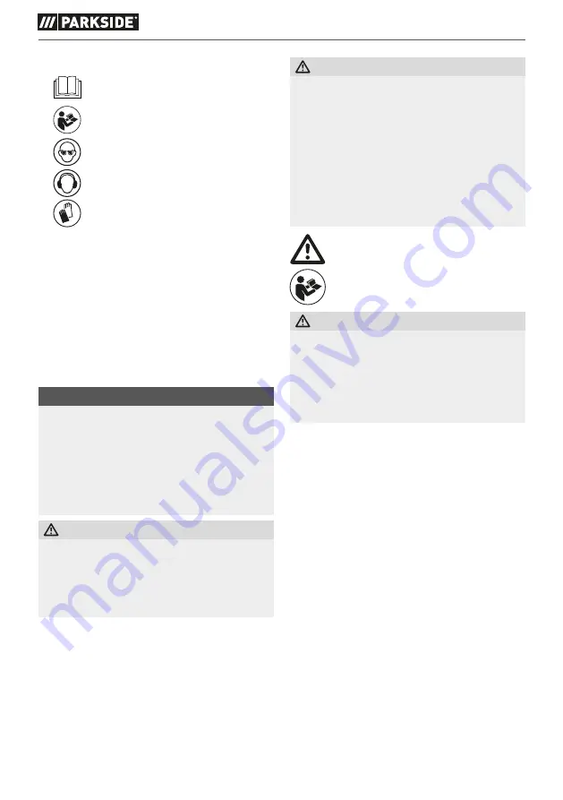 Parkside 380691 2110 Translation Of The Original Instructions Download Page 46