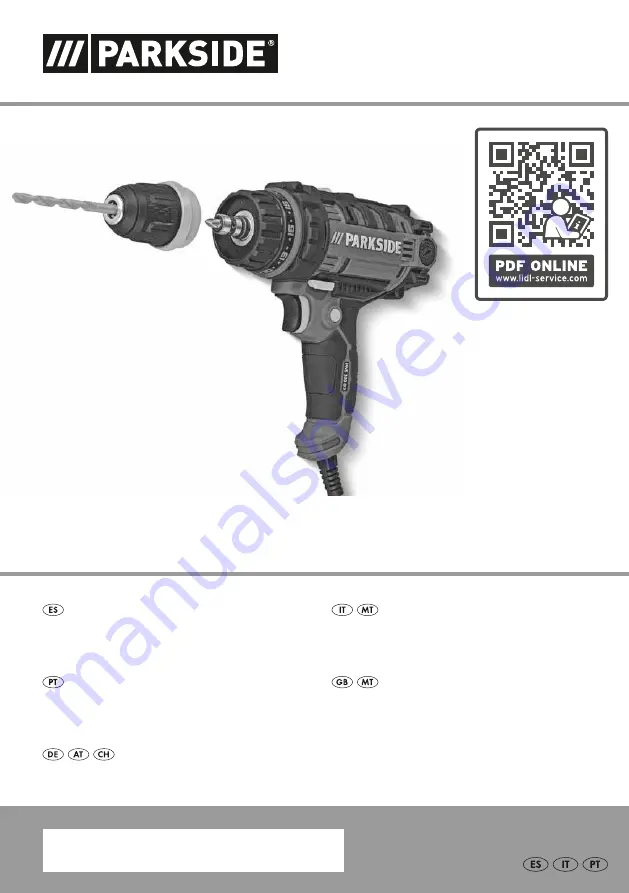 Parkside 382538 2110 Translation Of The Original Instructions Download Page 1