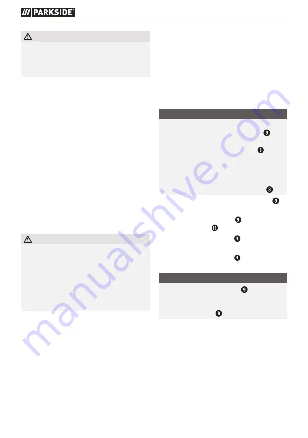 Parkside 384512-2107 Скачать руководство пользователя страница 9