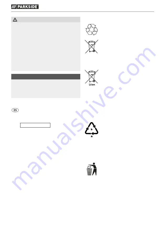 Parkside 388272 2107 Original Instructions Manual Download Page 14