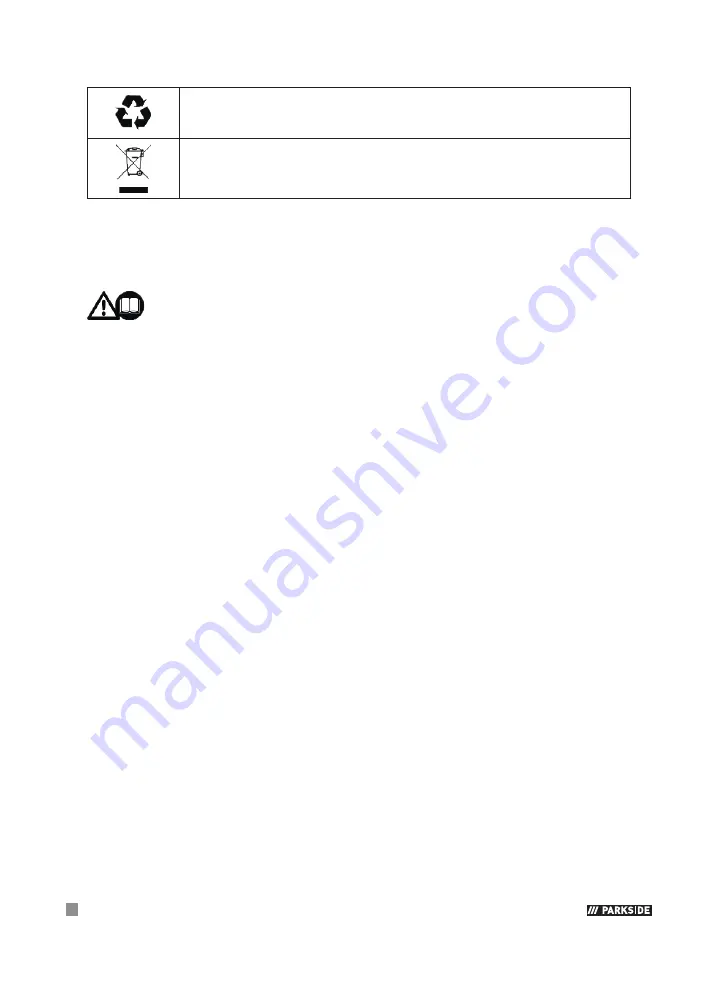 Parkside 388427 2107 Operation And Safety Notes Translation Of The Original Instructions Download Page 64