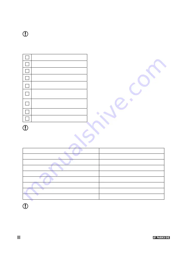 Parkside 388427 2107 Operation And Safety Notes Translation Of The Original Instructions Download Page 88