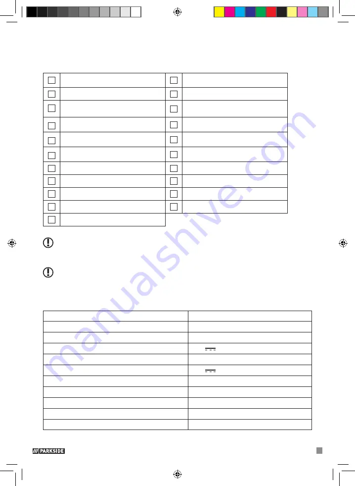 Parkside 388428 2107 Operation And Safety Notes Download Page 7