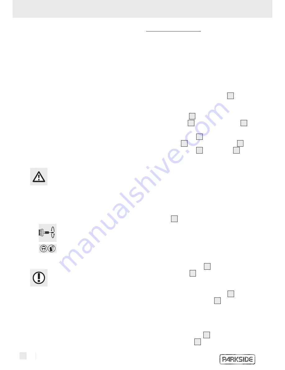 Parkside 6 V Operating And Safety Instructions Manual Download Page 22