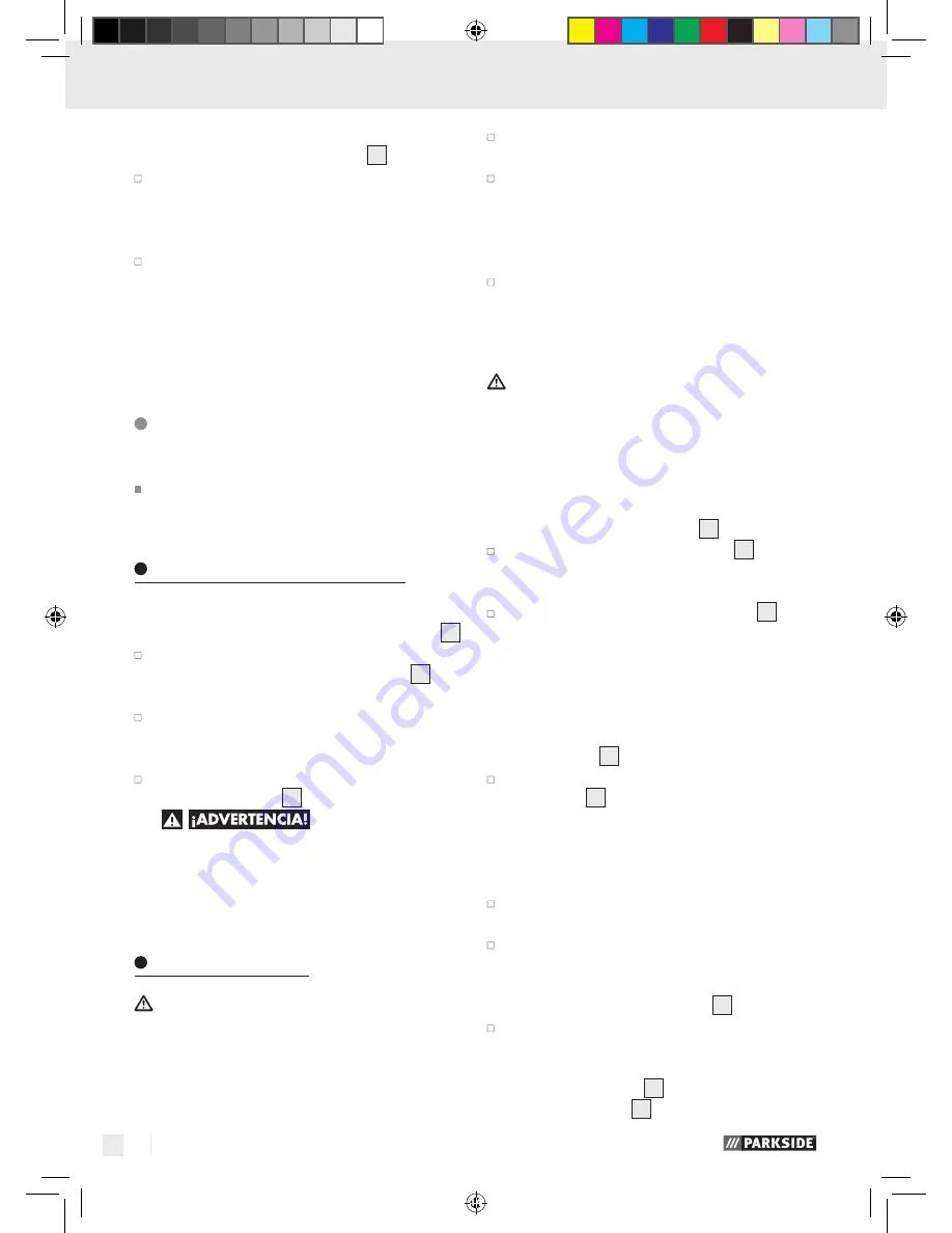 Parkside IAN 73786 Operation And Safety Notes Download Page 14