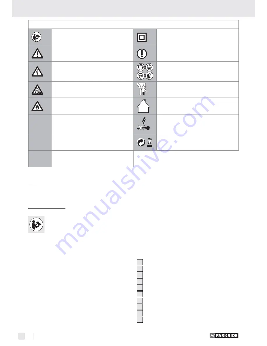 Parkside KH 3019 ANGLE GRINDER Manual Download Page 78