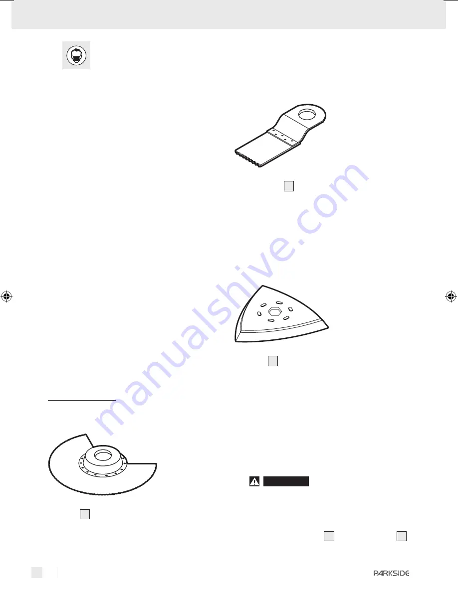 Parkside KH 3027 MULTI-FUNCTION TOOL Operation And Safety Notes Download Page 30