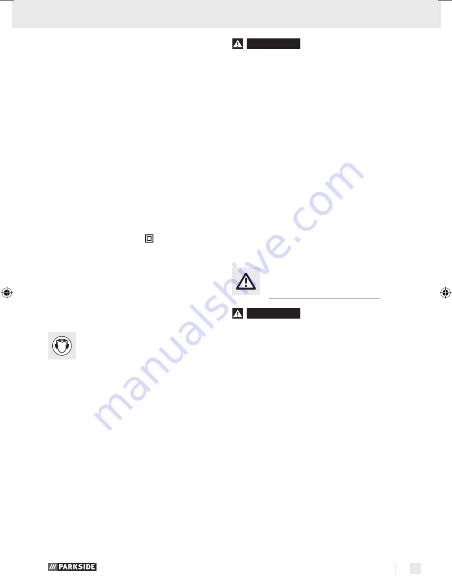 Parkside KH 3035 IMPACT DRILL Operation And Safety Notes Download Page 24