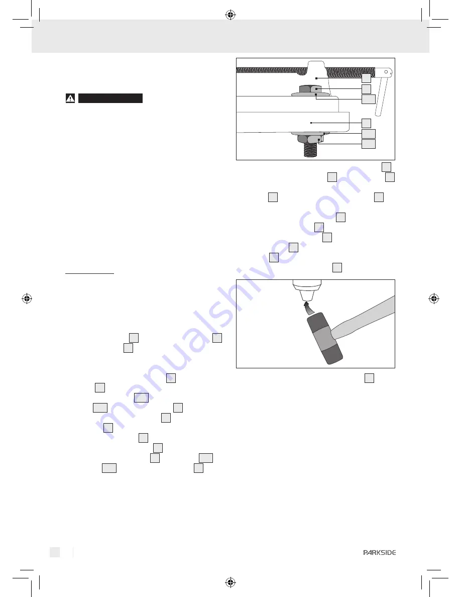 Parkside KH 3133 BENCH DRILL Manual Download Page 12