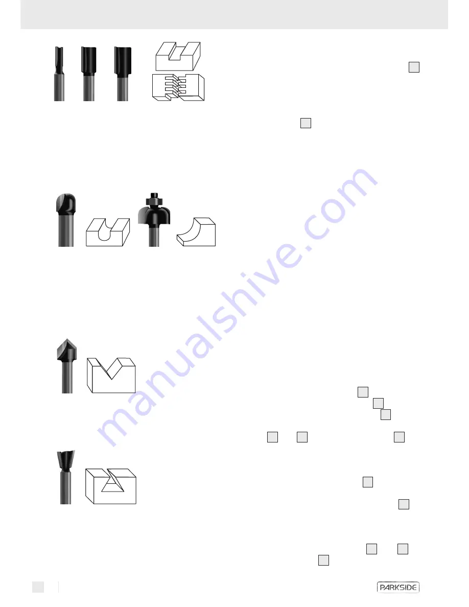 Parkside KH 3169 ROUTER Operation And Safety Notes Download Page 108