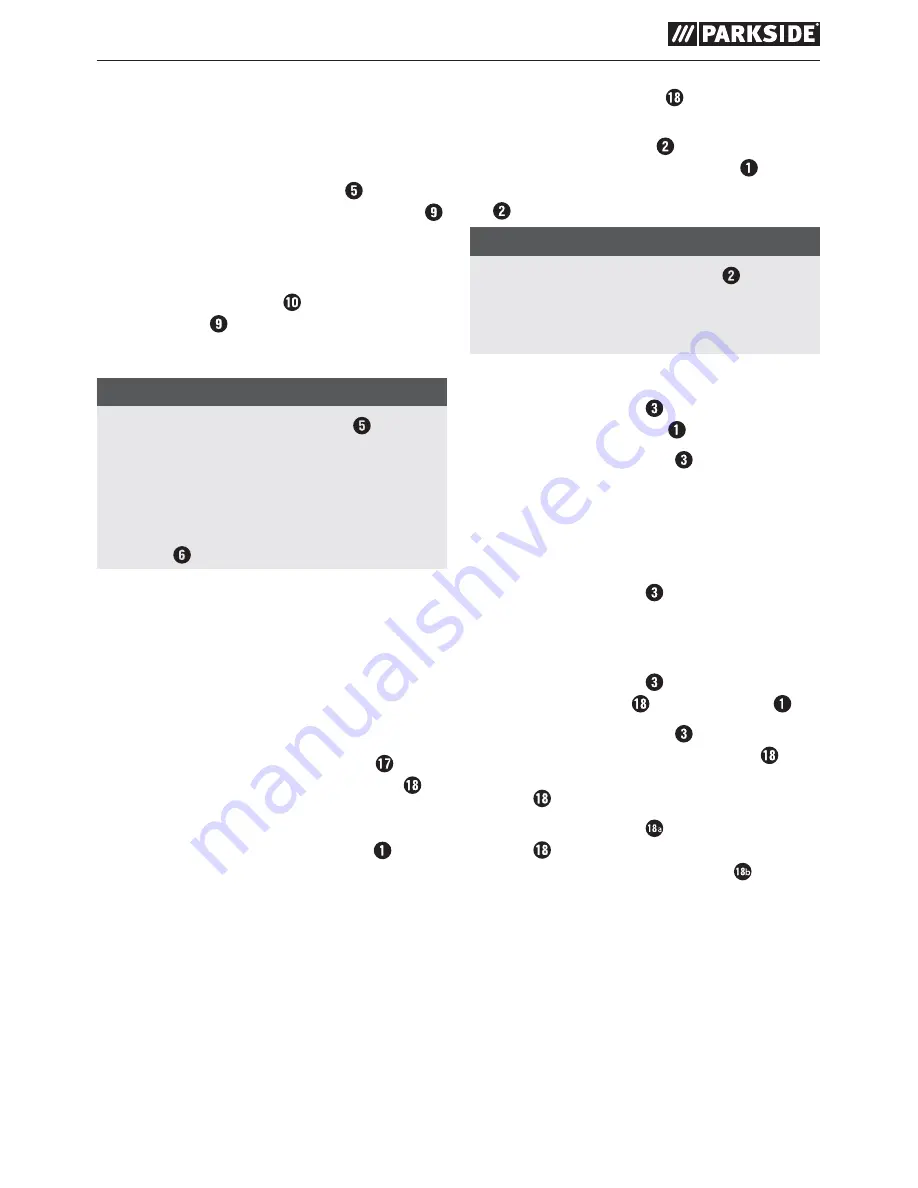 Parkside PABH 20-Li A1 Original Instructions Manual Download Page 10