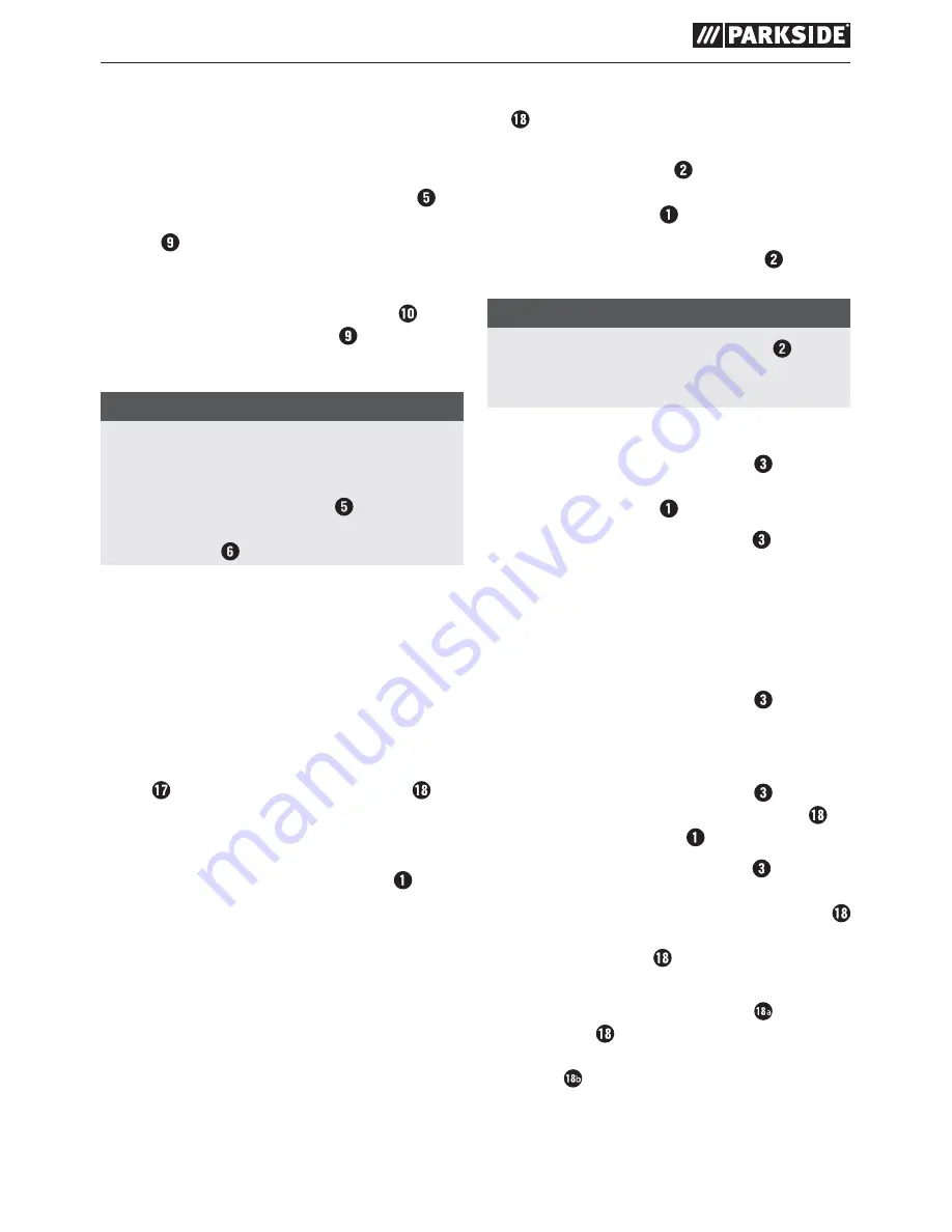 Parkside PABH 20-Li A1 Original Instructions Manual Download Page 34