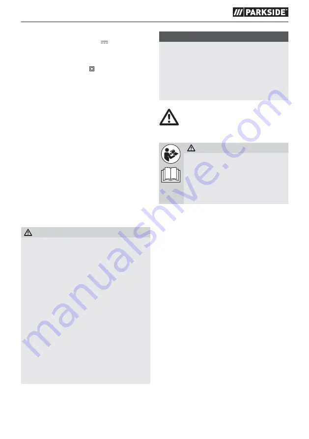 Parkside PABH 20-Li B2 Instructions Manual Download Page 49