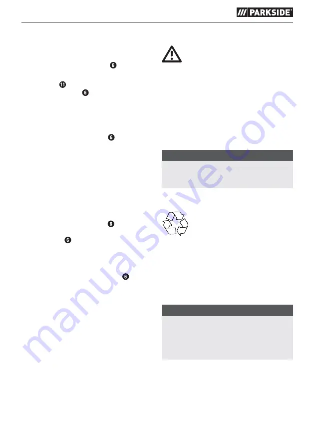 Parkside PABH 20-Li B2 Instructions Manual Download Page 55