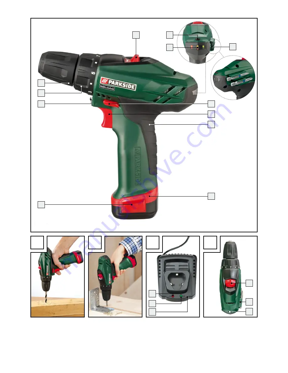 Parkside PABS 10.8 A2 Скачать руководство пользователя страница 3