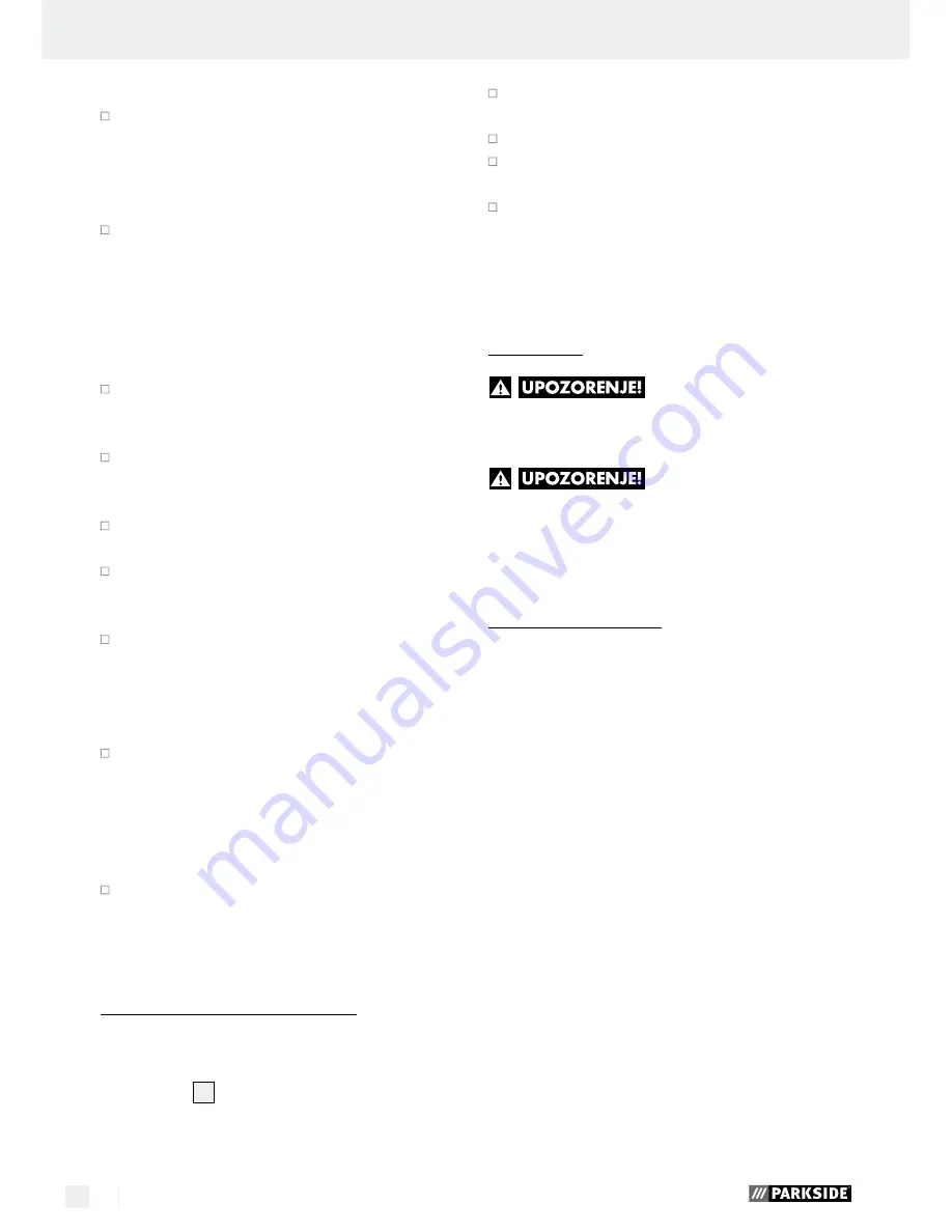 Parkside PABS 10.8 A2 Operation Manual Download Page 22