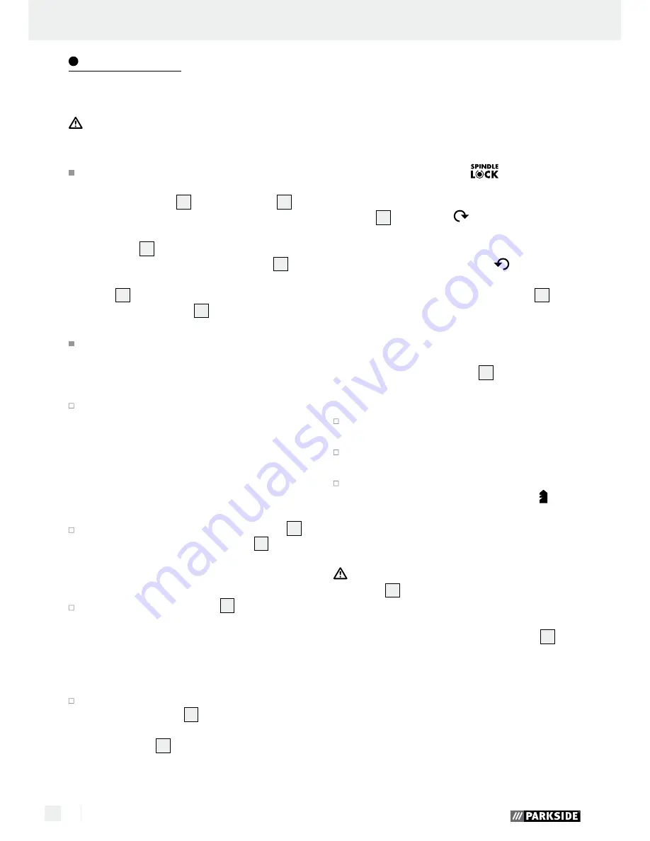 Parkside PABS 14.4 A1 Operation And Safety Notes Download Page 30