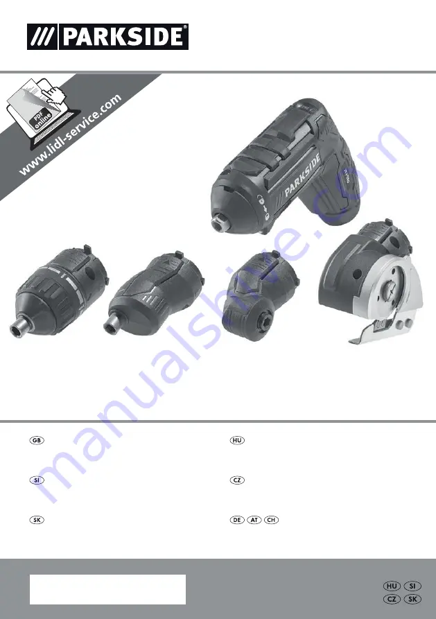 Parkside PAS 4 A1 Original Instructions Manual Download Page 1