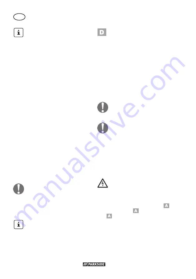 Parkside PASSK 20-Li B2 Instructions Manual Download Page 26