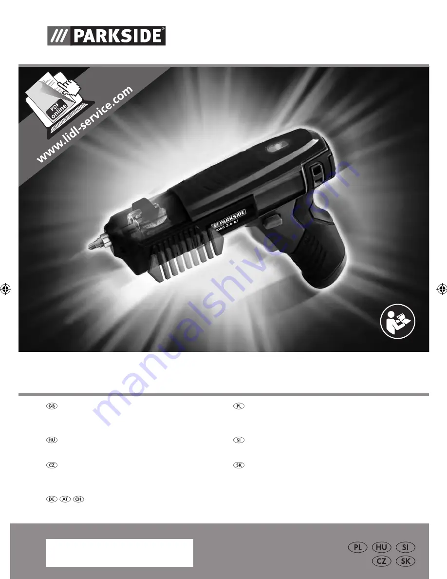 Parkside PAWS 3.6 A1 Original Operation Manual Download Page 1