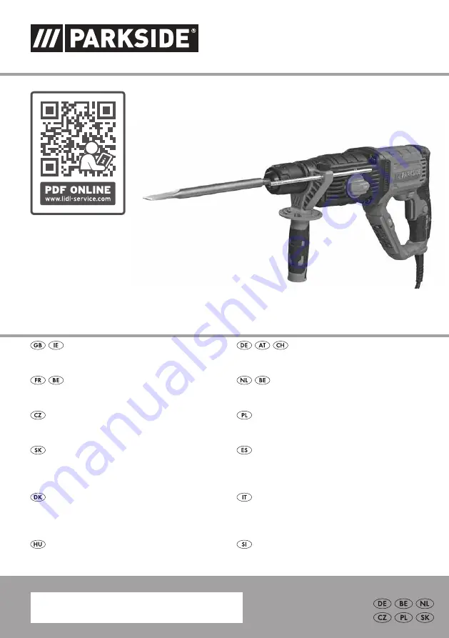 Parkside PBH 1050 C3 Translation Of The Original Instructions Download Page 1