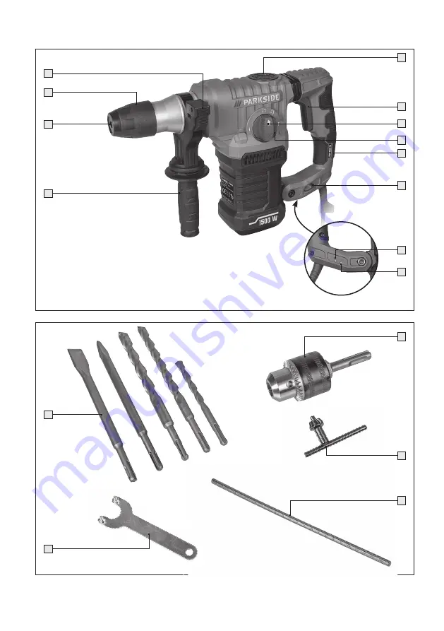 Parkside PBH 1500 F6 Скачать руководство пользователя страница 2