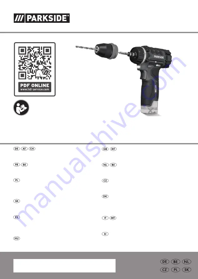 Parkside PBSA 12 E4 Translation Of The Original Instructions Download Page 1