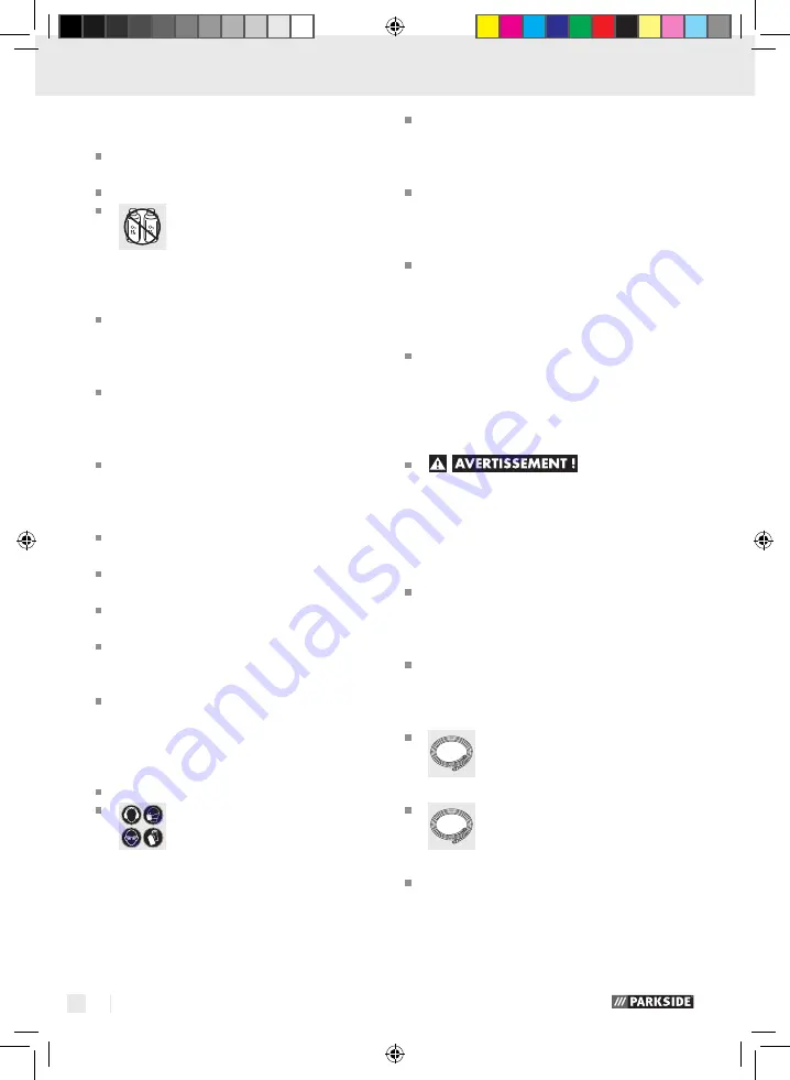 Parkside PDBS 2200 A1 Operation And Safety Notes Download Page 20