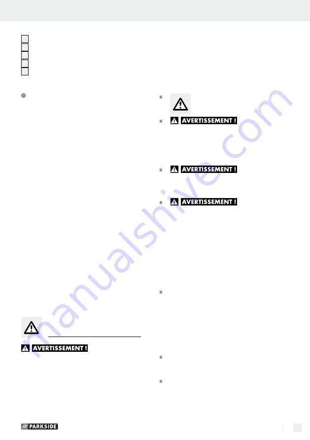 Parkside PDBS 2200 A2 Operation And Safety Notes Download Page 6