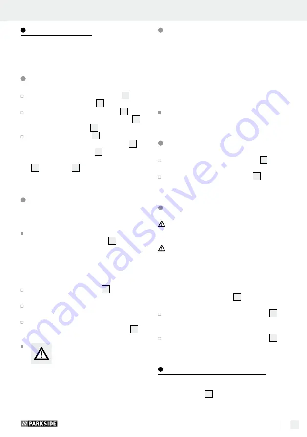 Parkside PDBS 2200 A2 Operation And Safety Notes Download Page 26