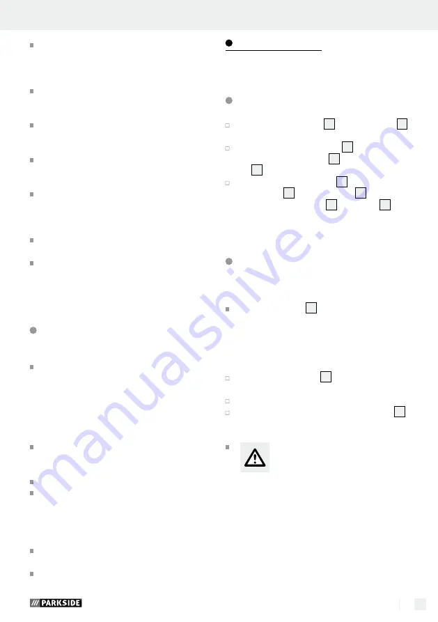 Parkside PDBS 2200 A2 Скачать руководство пользователя страница 36