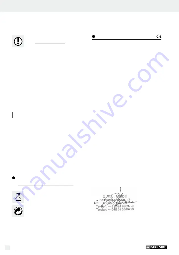 Parkside PDBS 2200 A2 Скачать руководство пользователя страница 39