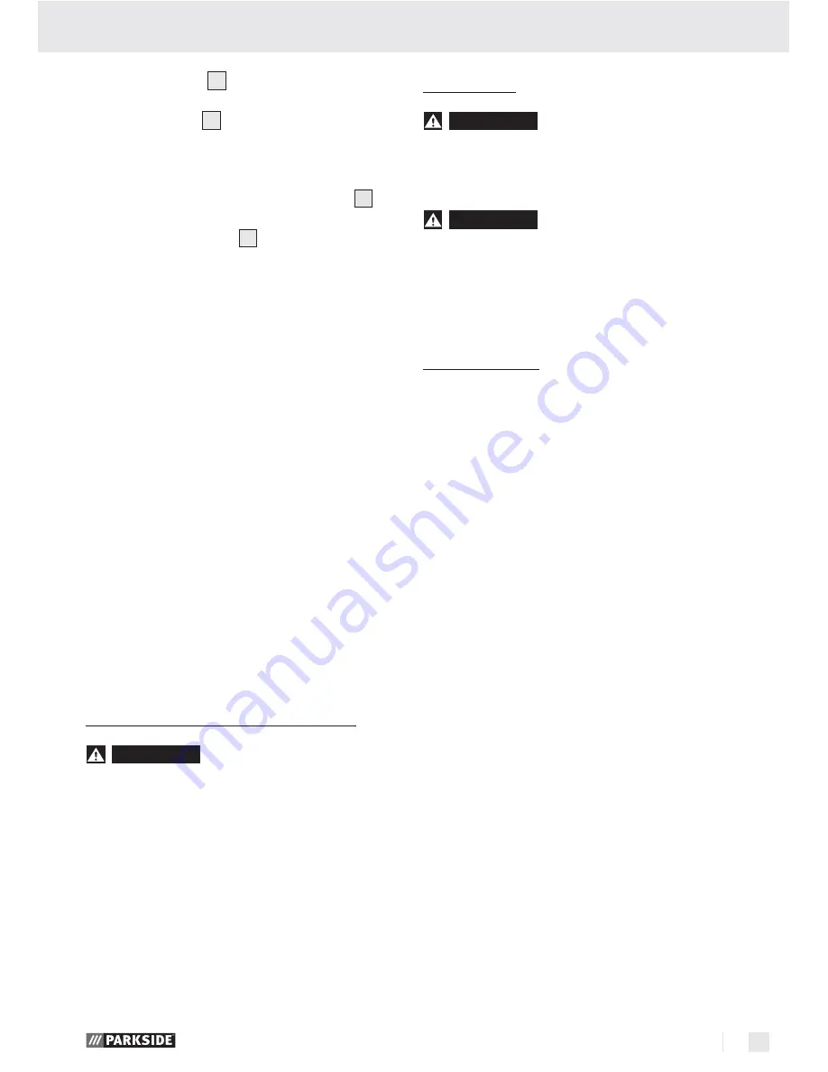 Parkside PDOS 200 A1 -  5 Operation And Safety Notes Download Page 35