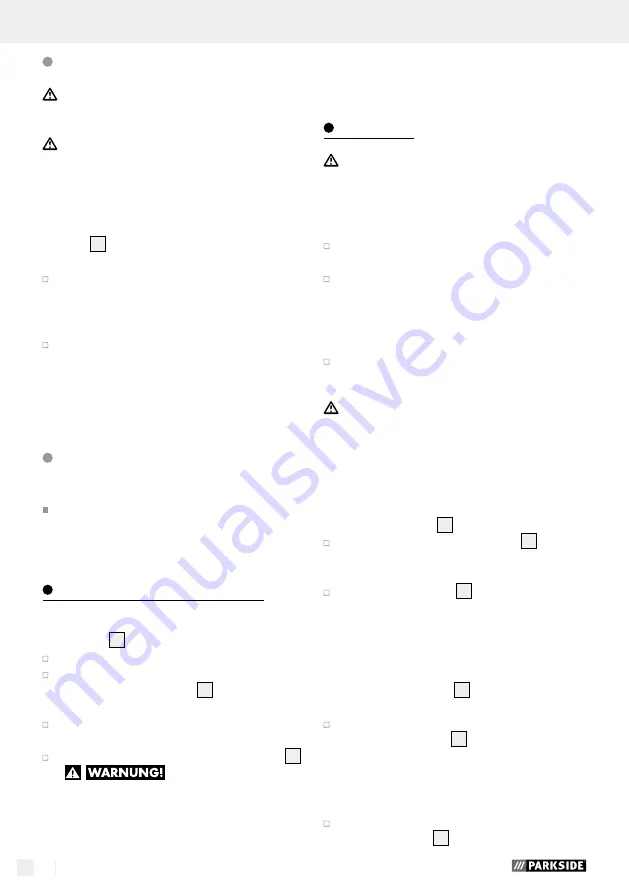 Parkside PDSS 310 A2 Operation And Safety Notes Download Page 67