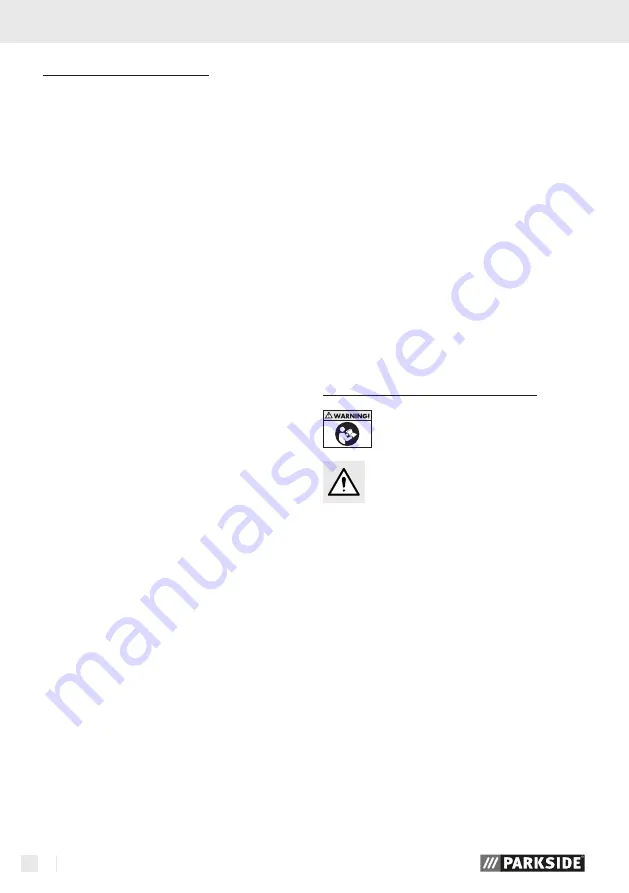 Parkside PDT 40 E4 Operation And Safety Instructions Download Page 54