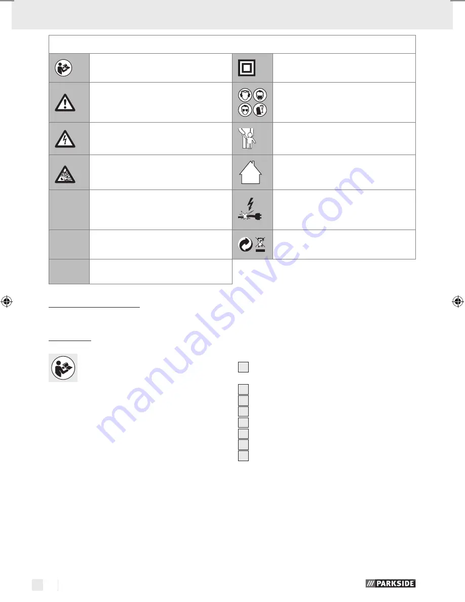 Parkside PEC 200 SE -  4 Operation And Safety Notes Download Page 23