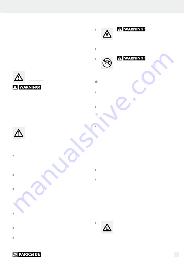 Parkside PHG 3000 D4 Operation And Safety Notes Translation Of The Original Instructions Download Page 7