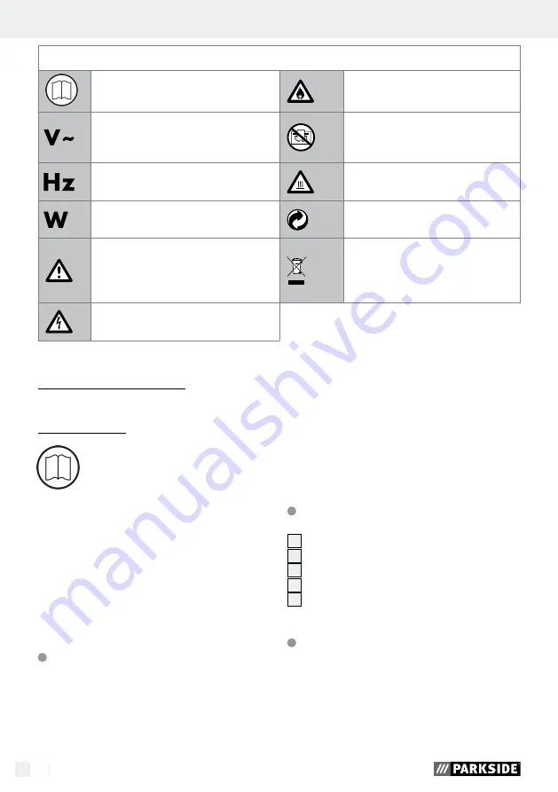 Parkside PHG 3000 D4 Operation And Safety Notes Translation Of The Original Instructions Download Page 14