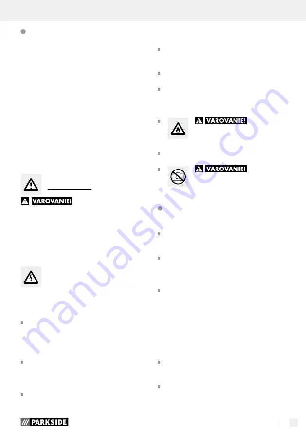 Parkside PHG 3000 D4 Operation And Safety Notes Translation Of The Original Instructions Download Page 39