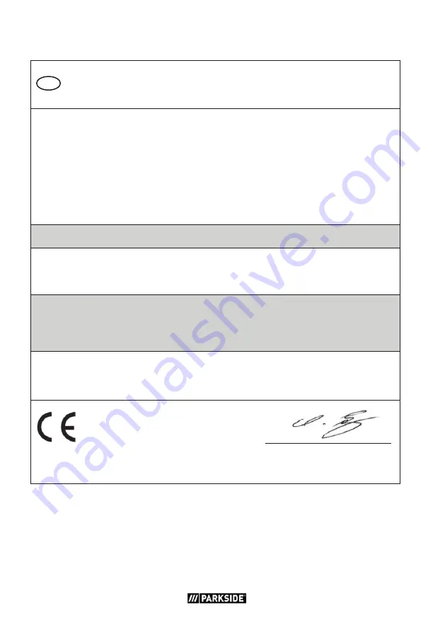 Parkside PHLG 2000 E4 Translation Of The Original Instructions Download Page 52