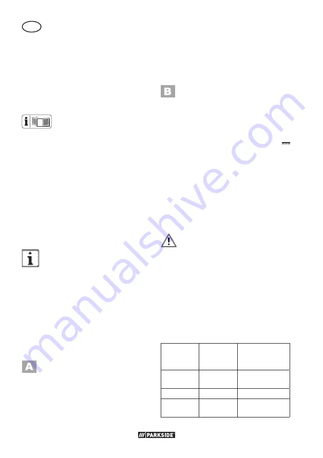 Parkside PHSSA 20-Li B1 Translation Of The Original Instructions Download Page 50