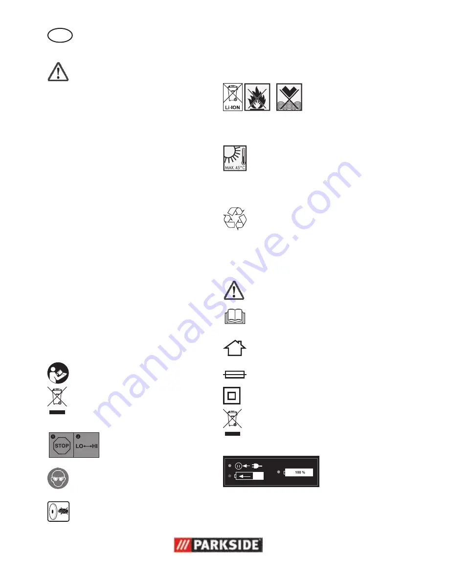 Parkside PKGA 14.4 A1 Original Instructions Manual Download Page 28