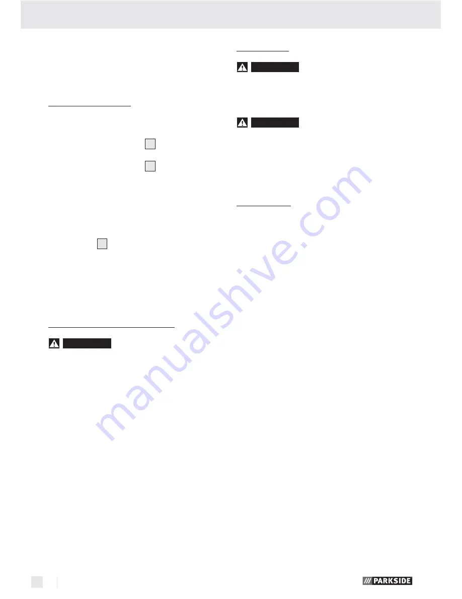 Parkside PMFW 280 A1 -  3 Operation And Safety Notes Download Page 42