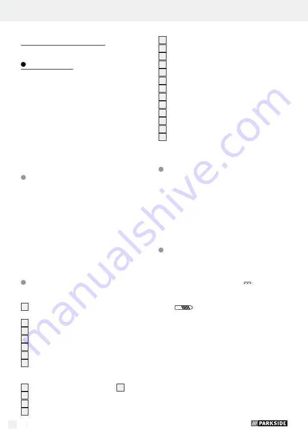 Parkside PMGS 12 C3 Operation And Safety Notes Download Page 34