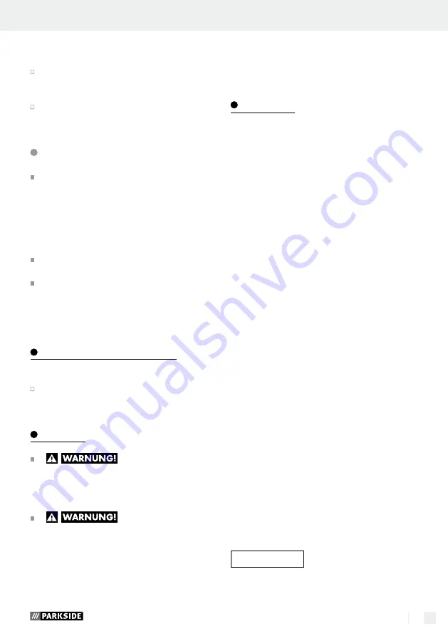 Parkside PMGS 12 C3 Operation And Safety Notes Download Page 73