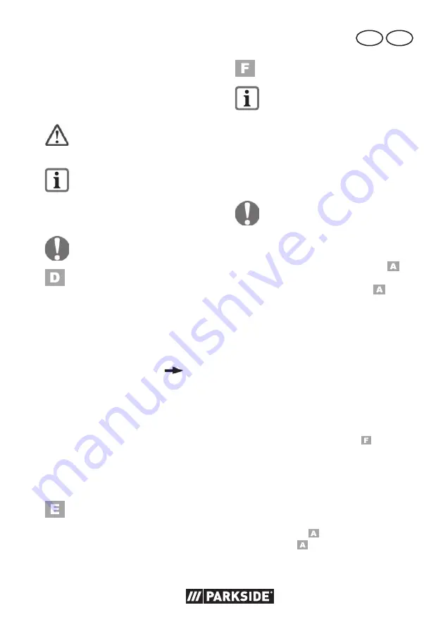 Parkside PNTSA 20-Li B1 Translation Of The Original Instructions Download Page 19